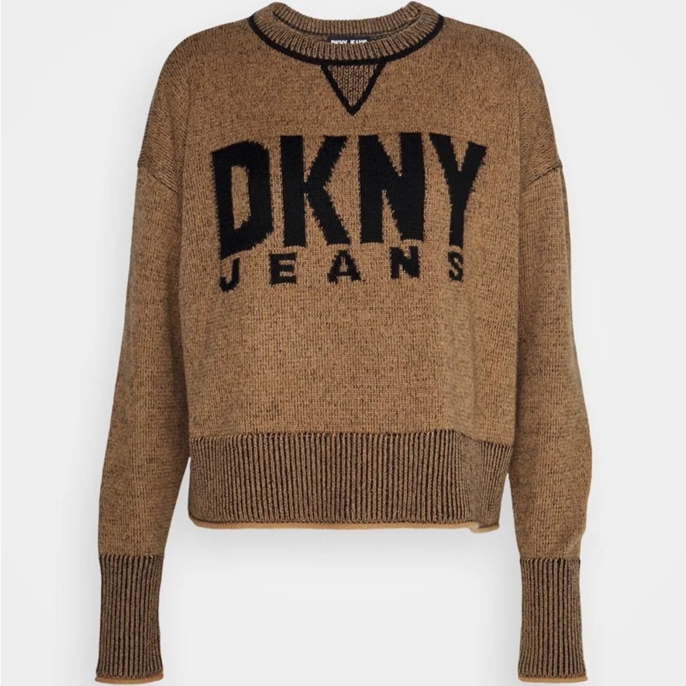 DKNY Brown Knit Sweater